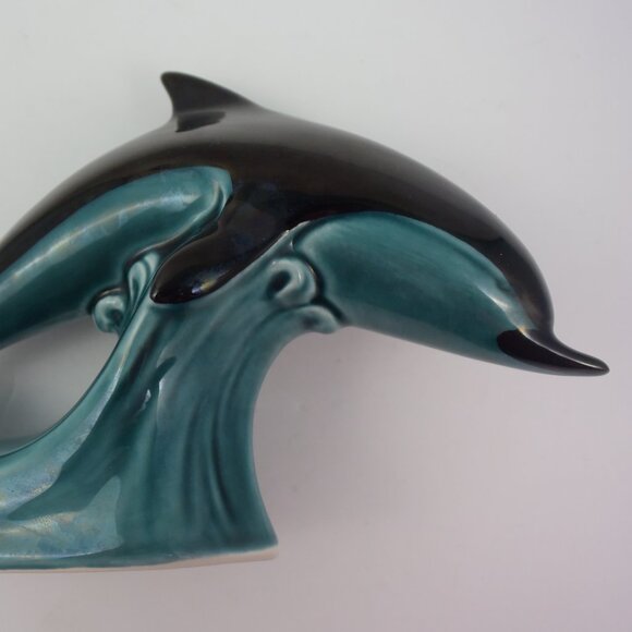 Poole Pottery Dolphin Cresting Wave, Vintage Made in England - Picture 8 of 12